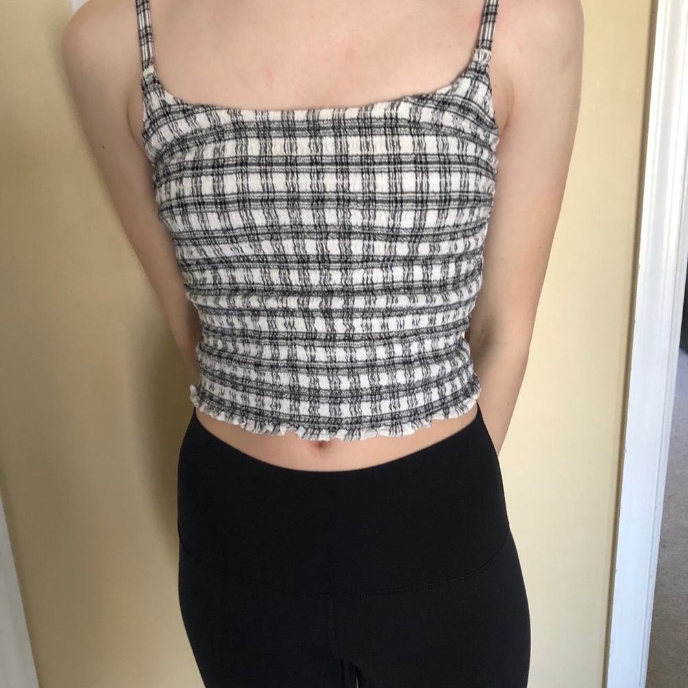Plaid tank top